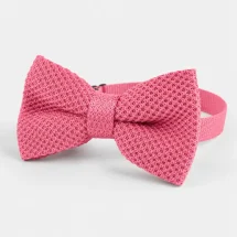 Noeud Papillon Tricot rose — vue alternative finition