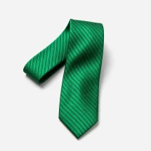 Cravate vert intense — packshot — Costume Privé Paris