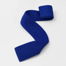 Cravate Tricot Bleu Roi — packshot — Costume Privé Paris