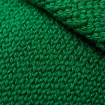 Cravate Tricot Vert Sapin — détail matière macro