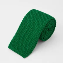Cravate Tricot Vert Sapin — vue alternative finition