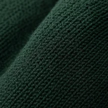 Cravate Tricot Vert Foncé — détail matière macro