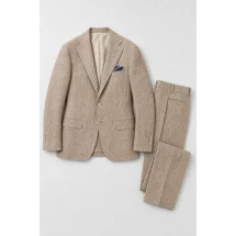 Blazer beige tweed été — packshot ensemble