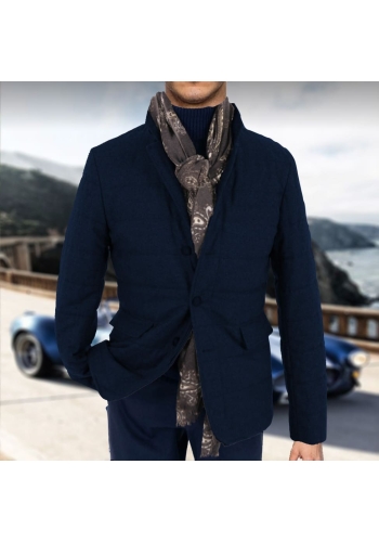 Veste matelassée bleu marine