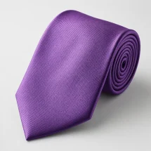 Cravate violet — vue alternative finition