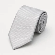 Cravate gris perle — vue alternative finition