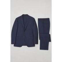 Costume Bleu fines rayures — packshot ensemble