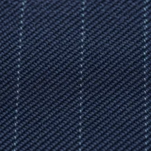 Costume Bleu fines rayures — détail macro tissu