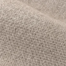 Blazer Beige Flanelle — détail macro tissu
