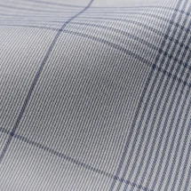 Costume Bleu Prince de Galles clair — détail macro tissu
