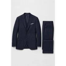 Costume Bleu Flanelle Rayures — packshot ensemble