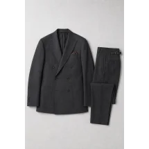 Costume Gris Anthracite croisé — packshot ensemble
