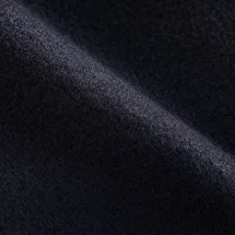 Manteau Caban Bleu navy Cachemire — détail macro tissu