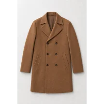 Manteau Caban Camel Laine & Cachemire — packshot ensemble