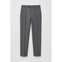Pantalon Gris Moyen Flanelle — packshot ensemble