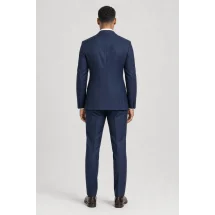 Costume Bleu Prince de Galles — vue de dos porté