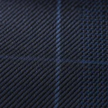 Costume Bleu Prince de Galles — détail macro tissu