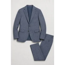 Blazer Bleu Gris Tweed casual — packshot ensemble