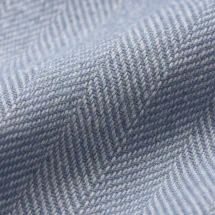 Blazer Bleu Clair Chevrons — détail macro tissu