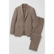 Blazer Marron Natté — packshot ensemble