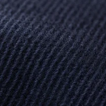 Costume Bleu Flanelle — détail macro tissu