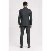Costume Vert Flanelle — vue de dos porté
