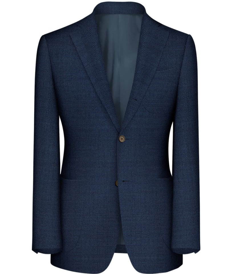 Veste bleu foncé nattée