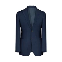 Veste bleu foncé nattée | Costume Privé Paris