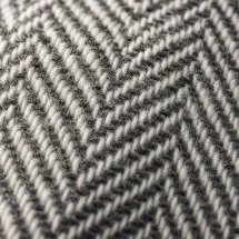 Manteau Gris — détail macro tissu