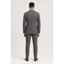 Costume Gris Caviar — vue de dos porté