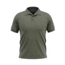 Pull polo manche courte vert olive | Costume Privé Paris