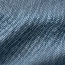 Blazer Croisé bleu denim — détail macro tissu
