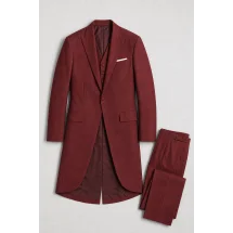 Redingote bordeaux — packshot ensemble