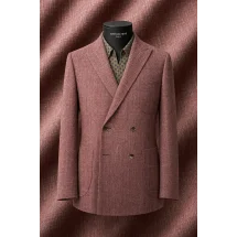 veste croisée été bordeaux : élégance et confort garantis — sur mesure — Costume Privé Paris