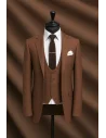 Costume mariage terracotta — sur mesure — Costume Privé Paris
