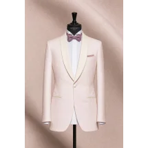 Smoking mariage rose poudré - élégance et raffinement pour votre grand jour — sur mesure — Costume Privé Paris