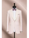 Smoking mariage rose poudré - élégance et raffinement pour votre grand jour — sur mesure — Costume Privé Paris