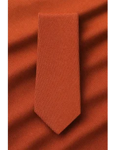 Cravate Terracotta orange Terre Battue