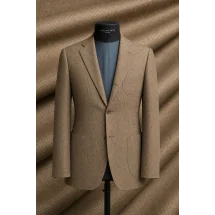 veste marron brun — sur mesure — Costume Privé Paris