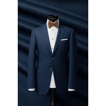 Costume mariage bleu roi champêtre — sur mesure — Costume Privé Paris