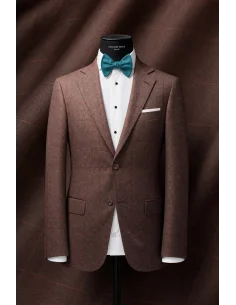 Costume mariage bordeaux clair champêtre