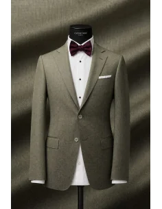 Costume mariage vert clair champêtre