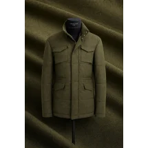 Parka matelassée vert kaki — sur mesure — Costume Privé Paris