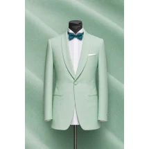 Costume mariage vert menthol — sur mesure — Costume Privé Paris