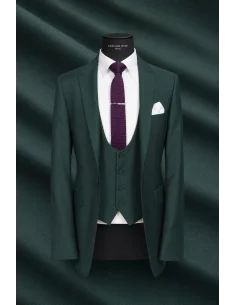 Costume mariage vert olive