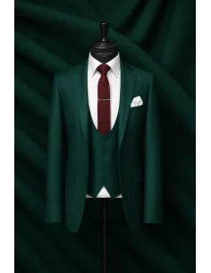 Costume mariage vert sapin
