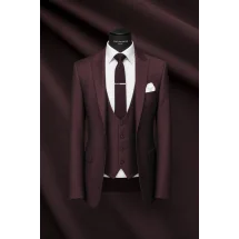 Costume mariage bordeaux — sur mesure — Costume Privé Paris