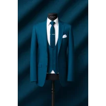 Costume mariage bleu indigo — sur mesure — Costume Privé Paris