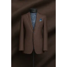 blazer marron sport — sur mesure — Costume Privé Paris