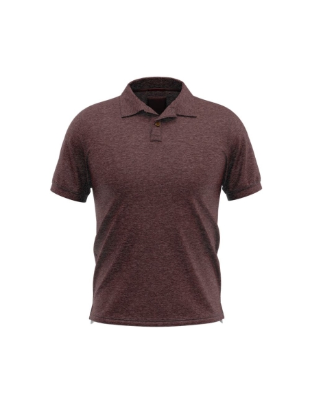 Pull polo manche courte bordeaux – Idéal printemps-été
